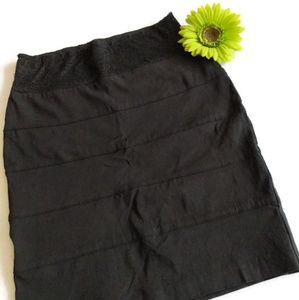 Joe Benbasset Black Stretch Pencil Skirt sz.M #280